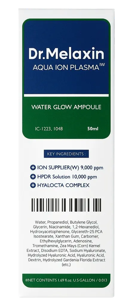 상자_Dr.Melaxin_AQUA ION_ PLASMA WATER GLOW AMPOULE.webp