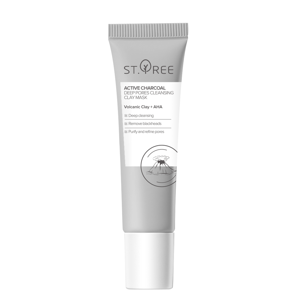 ACTIVE CHARCOAL DEEP PORES CLEANSING CLAY MASK
